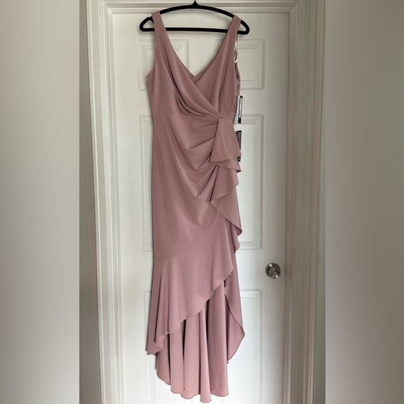 Betsy & Adam Pink Asymmetrical Dress - Picture 4 of 10